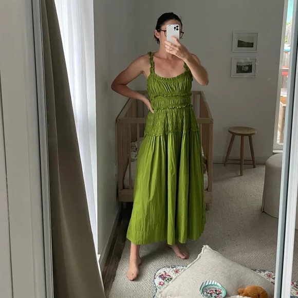 Doen Marianne Dress in Sprig - Picture 1 of 7